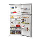 Whirlpool WHD2 6552 X4E Frigorifero doppia porta a libera installazione, Dual no frost, 78cm, Classe E, Pearl Inox, 37 dbA, h 187cm