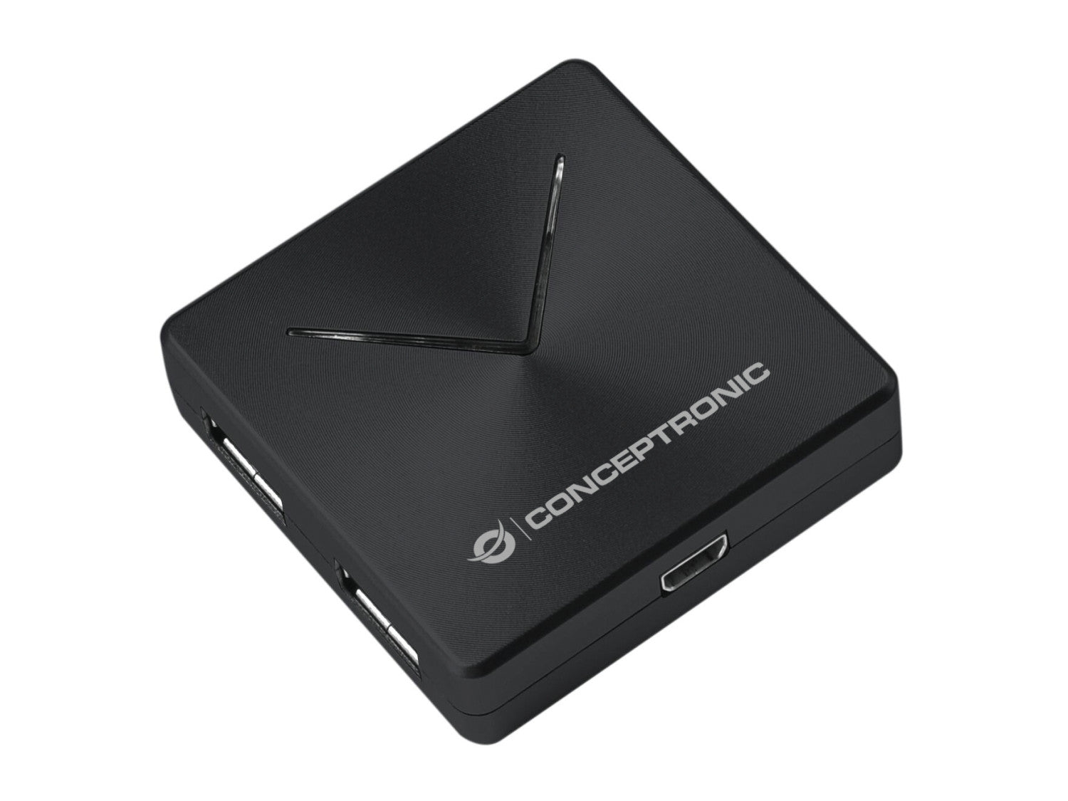 Conceptronic HUBBIES02B hub di interfaccia USB 3.2 Gen 1 (3.1 Gen 1) Mini-B 5000 Mbit/s Nero