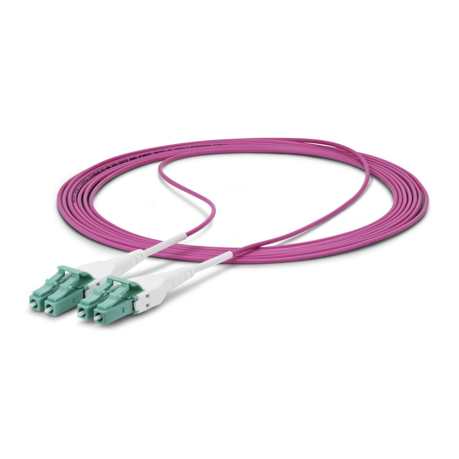 StarTech.com Cavo in fibra ottica multimodale da 15m LC a LC (UPC) OM4 Viola Erica, 50/125 µm, 40G/100G, LOMMF/VCSEL, cavo in fibra Uniboot, certificato OFNR Riser