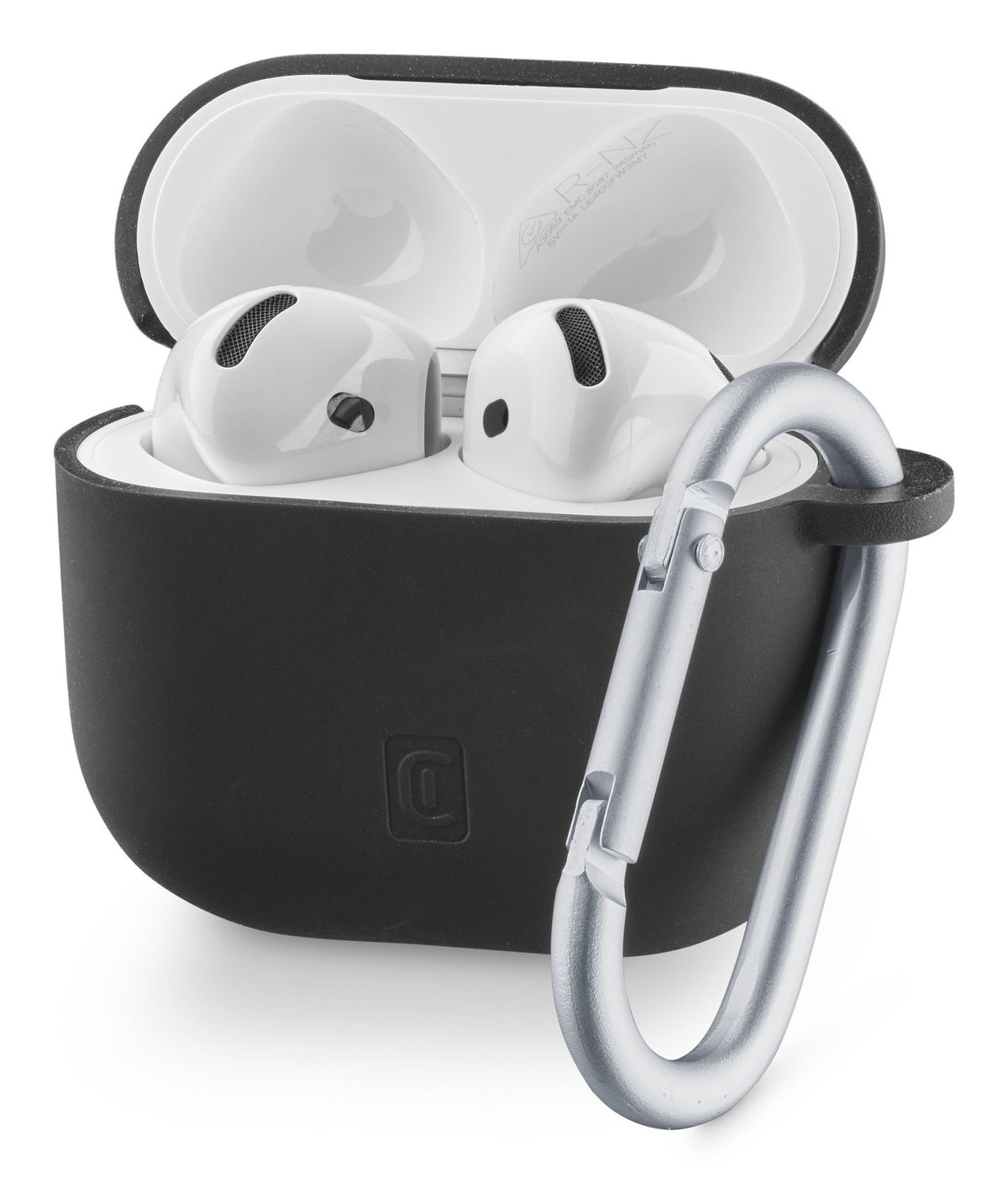 Cellularline Bounce - AirPods 4 Custodia protettiva auricolari Nero