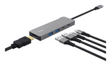 Trust 26062 hub di interfaccia USB tipo-C Grigio