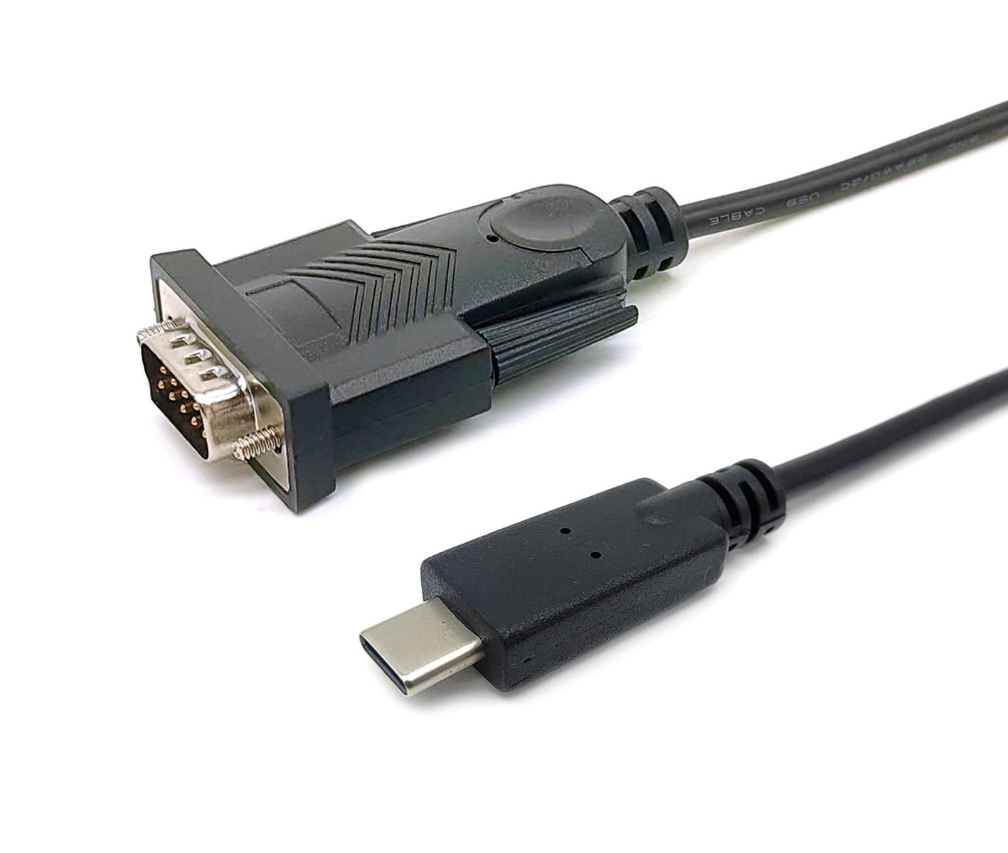 Equip 133392 cavo seriale Nero 1,5 m USB tipo-C DB-9