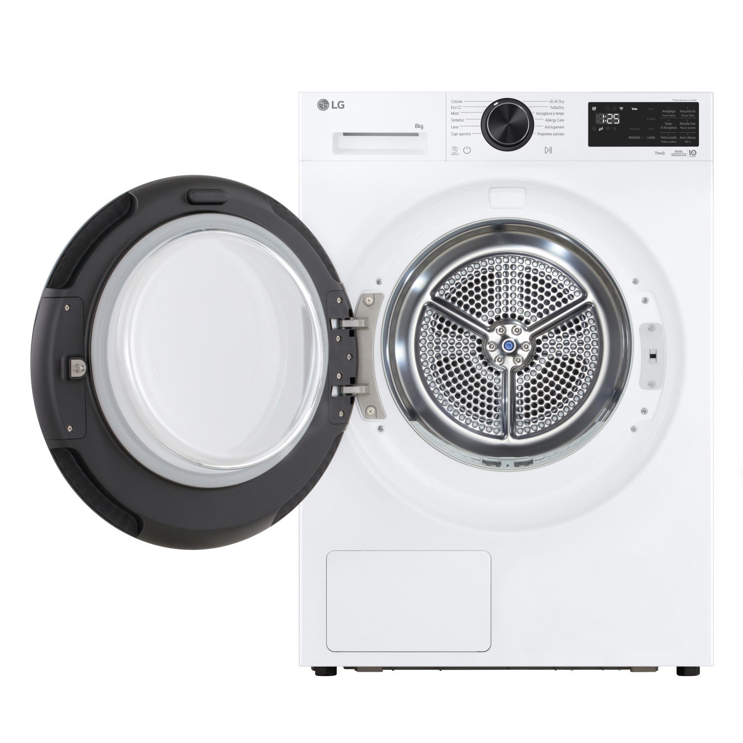 LG RNX5008TLB Asciugatrice Intelligente AI Dry 8 kg Classe B Bianco