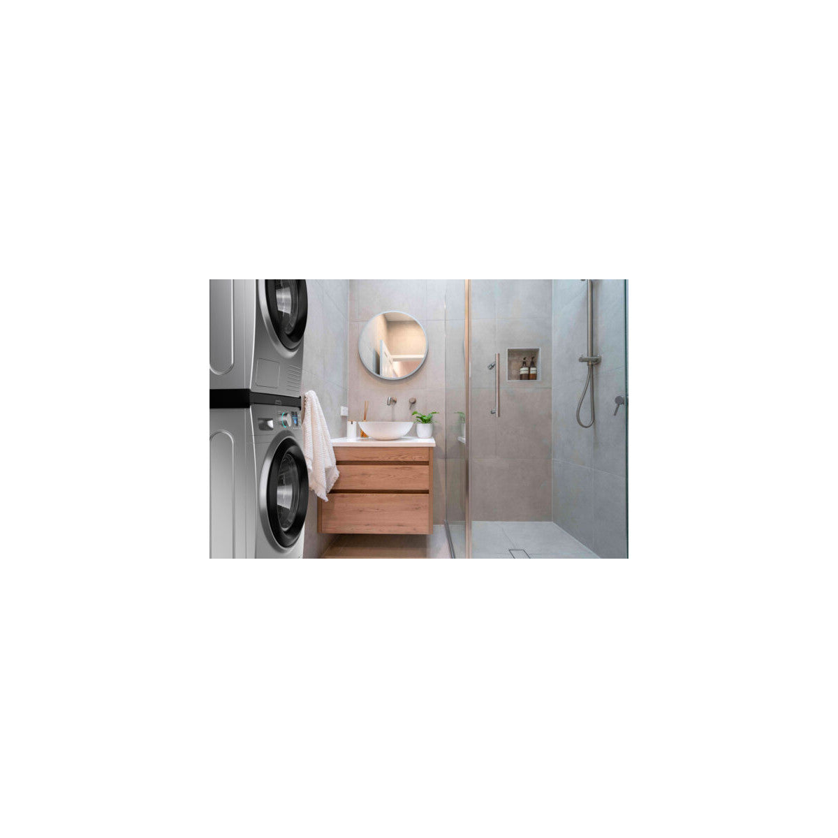 Meliconi 656138 accessorio e componente per lavatrice Kit di sovrapposizione
