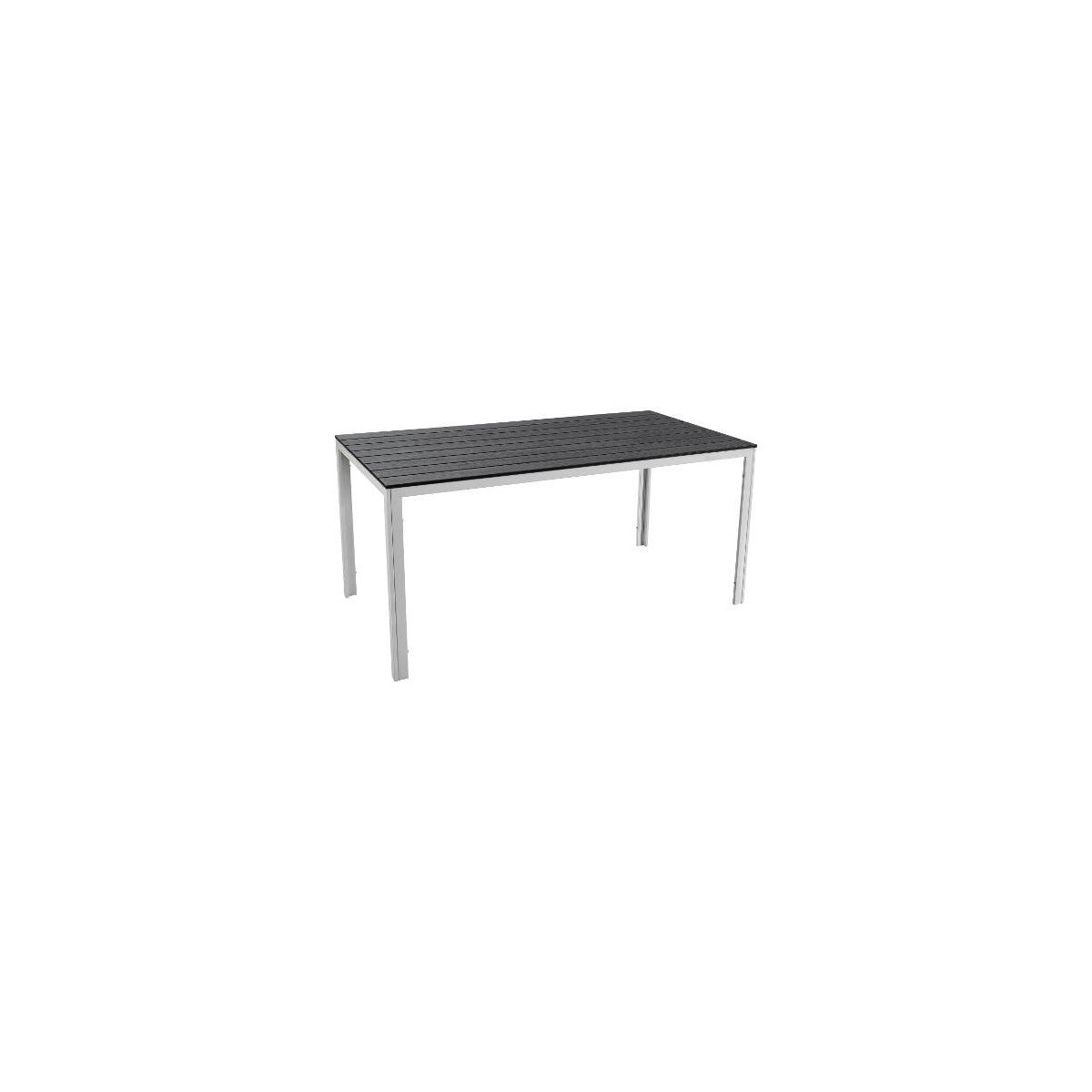 Amicasa Tavolo Da Esterno Roma 156x78 Cm Antracite E Bianco