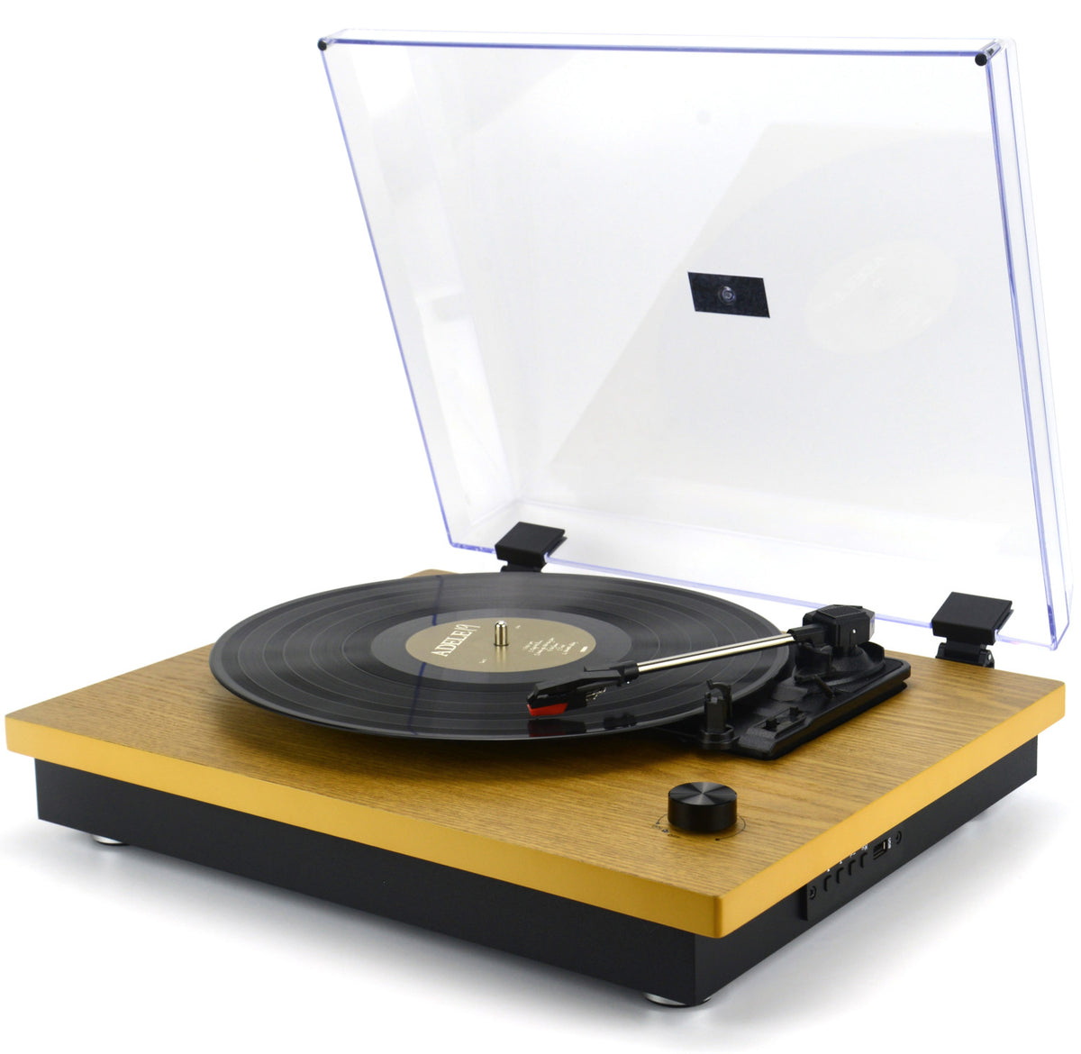 New Majestic TT 53 Giradischi Wireless USB Nero, Giallo