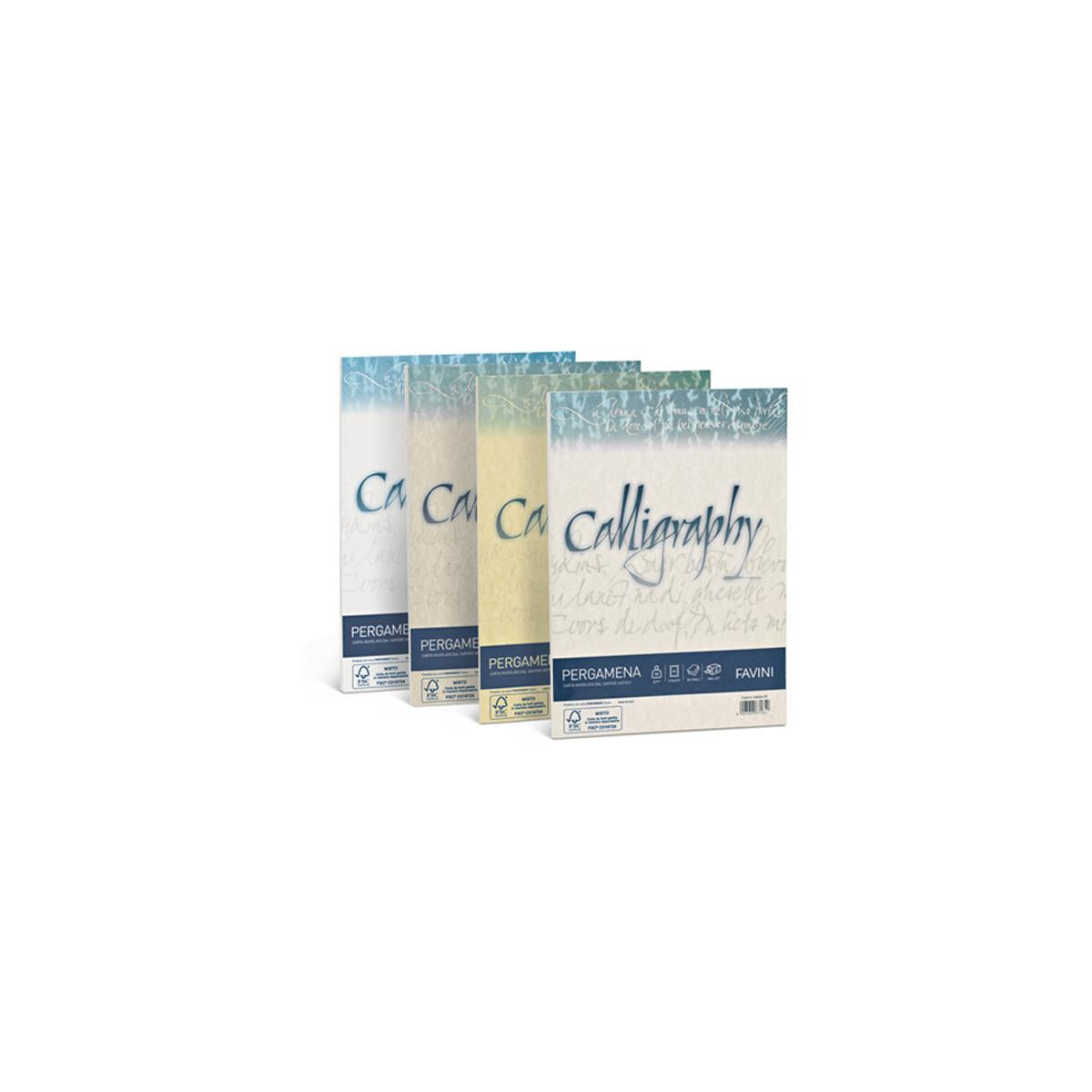 Favini Pergamena Calligraphy carta inkjet A4 (210x297 mm) 50 fogli Beige