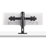 StarTech.com Supporto da Tavolo per Due Monitor- Staffa con barra trasversale per 2 Schermi da 27" VESA 75x75/100x100, altezza regolabile, portata 6 kg per Display