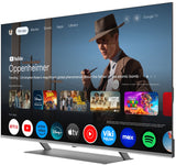 SABA SA55M91GTV SMART TV QD-MiniLED 55pollici ULTRA HD 4K, GOOGLE TV 5.0, Dolby Vision/Atmos, Triplo tuner DVBT2/C/S2 HEVC MAIN10, Certificato TivuSAT, Piedistallo centrale