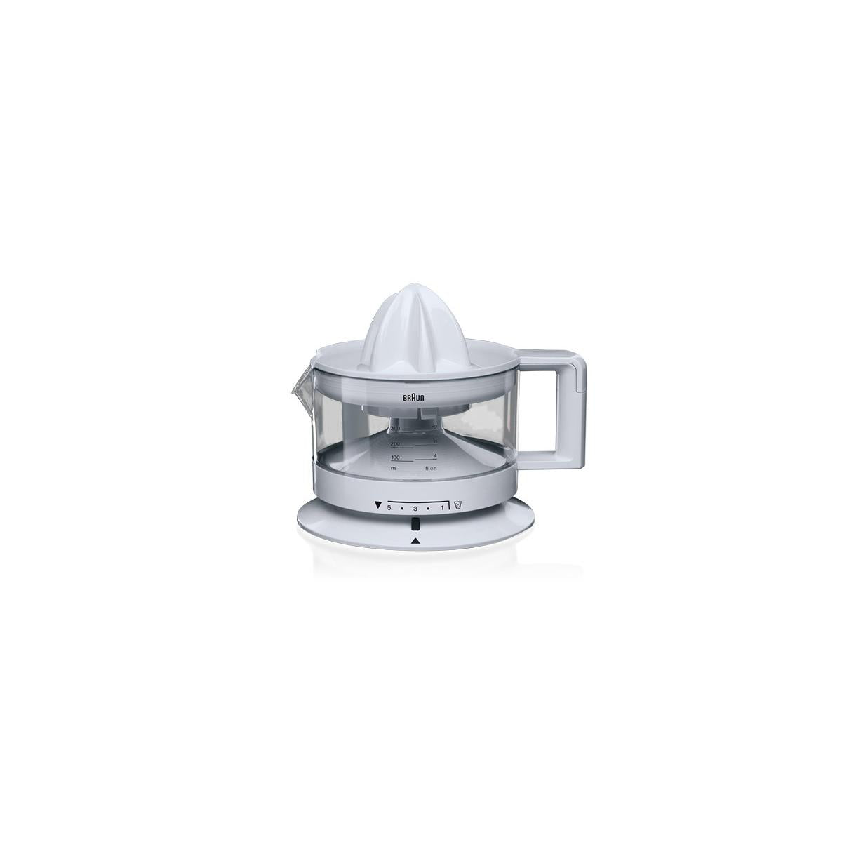 Braun TributeCollection CJ 3000 spremiagrumi elettrico 0,35 L 20 W Trasparente, Bianco