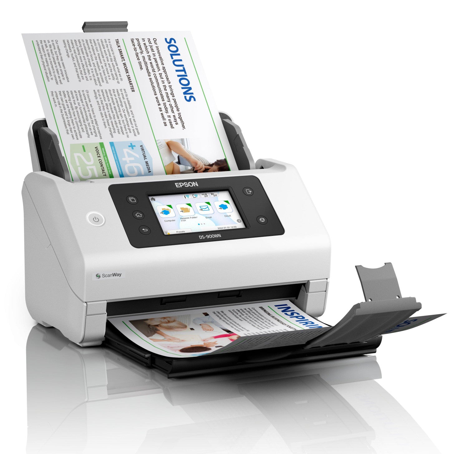 Epson WorkForce DS-900WN Scanner a foglio 600 x 600 DPI A4 Bianco
