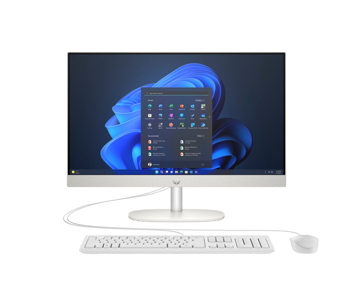 HP ProOne 240 G10 Desktop PC Intel Core i3 60,5 cm (23.8") 1920 x 1080 Pixel 8 GB DDR4-SDRAM 512 GB SSD Windows 11 Home Wi-Fi 6 (802.11ax)