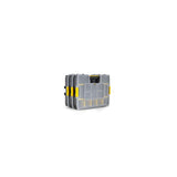 Stanley 1-97-483 Cassetta degli attrezzi Scatola per minuteria Nylon Nero, Trasparente, Giallo