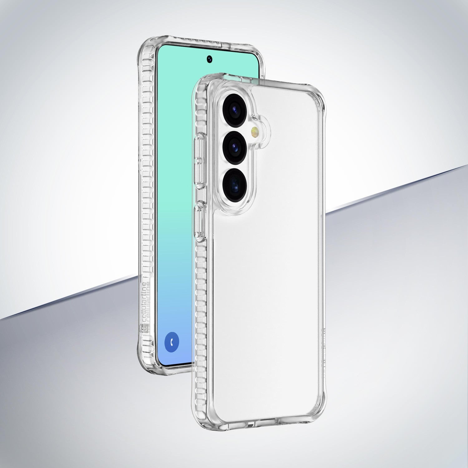 Cellularline Ultra Strong - Galaxy S26 Custodia ultra protettiva dal design trasparente con bordi rivestiti in materiale anti-shock e camere d aria integrate, per garantire la massima protezione in caso di cadute accidentali.