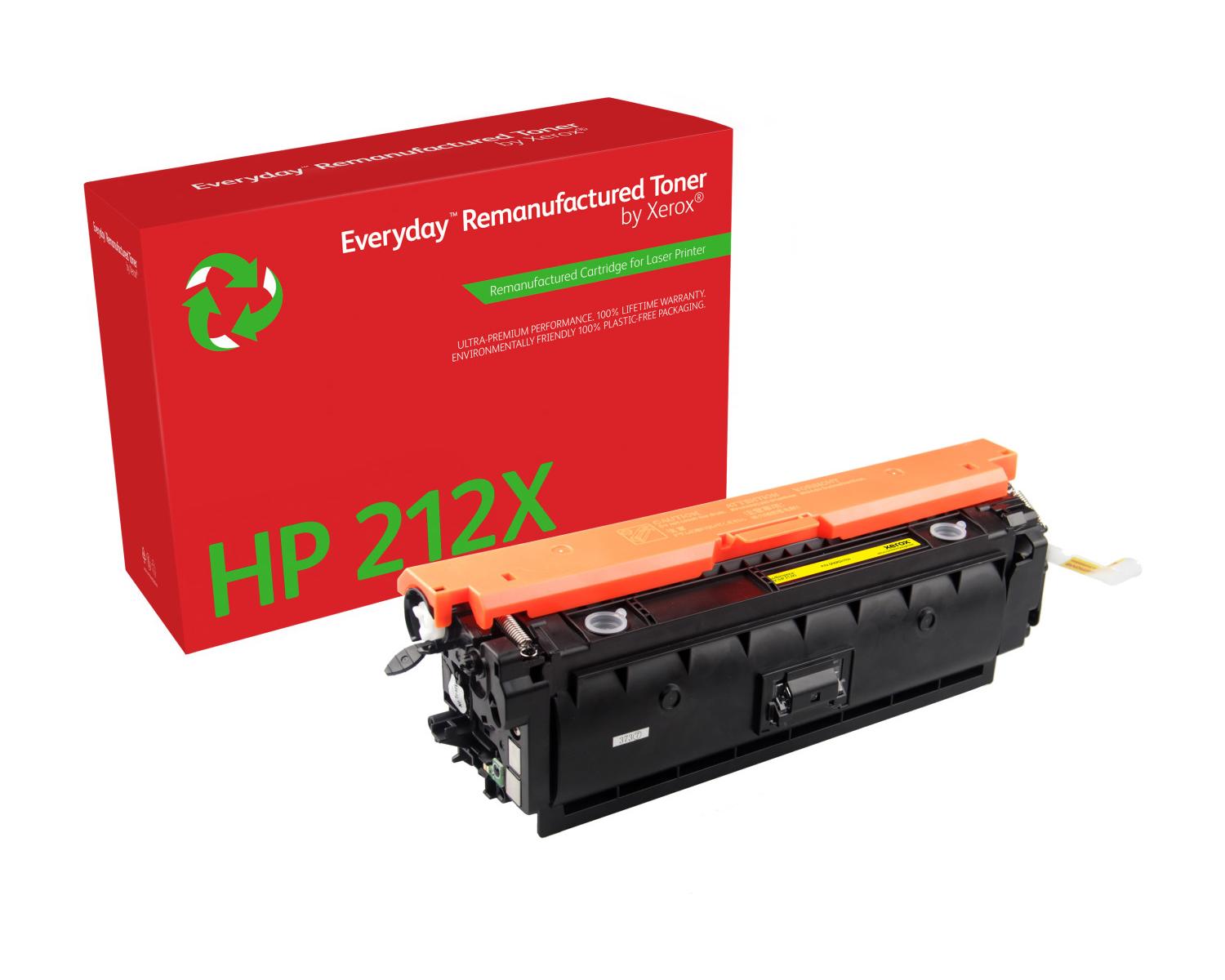 Everyday Toner di Xerox Giallo compatibile con HP 212X (W2122X), High capacity
