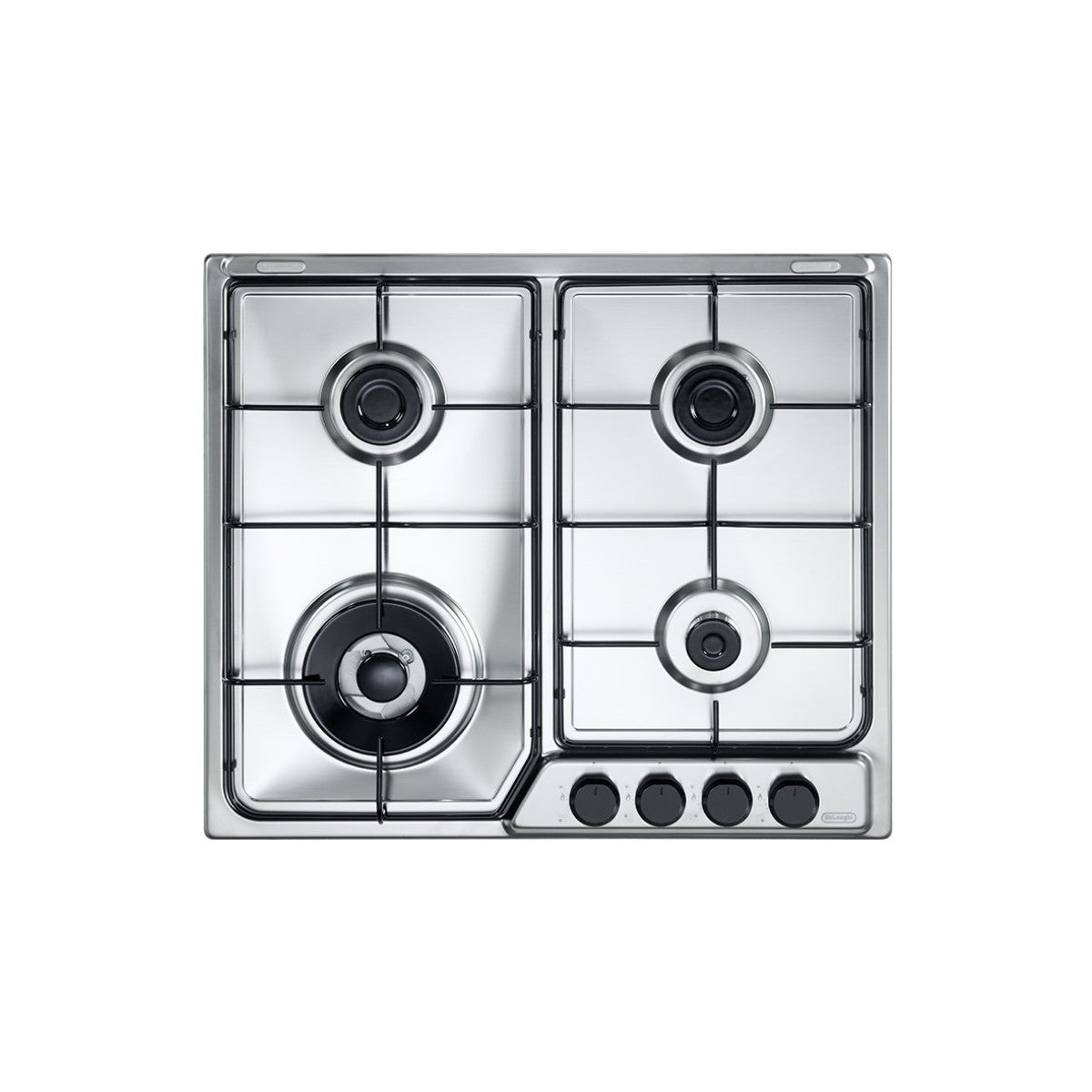 De Longhi FFA 46 ASDV piano cottura Acciaio inox Da incasso 60 cm Gas 4 Fornelli
