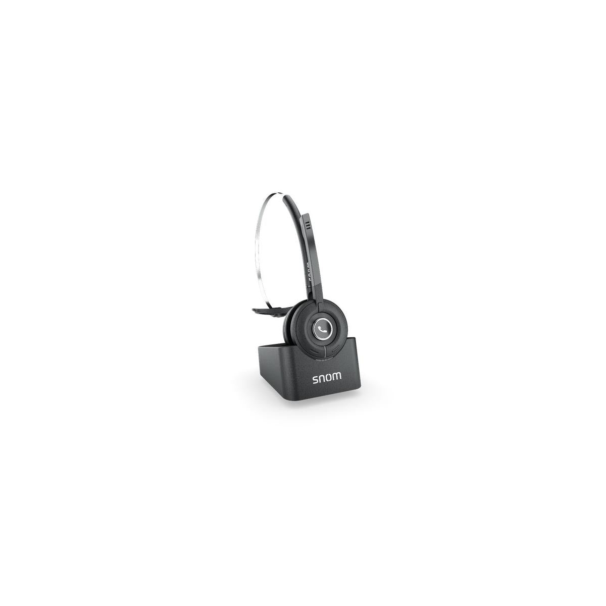 Snom A190 Cuffie Wireless a Padiglione Ufficio Nero