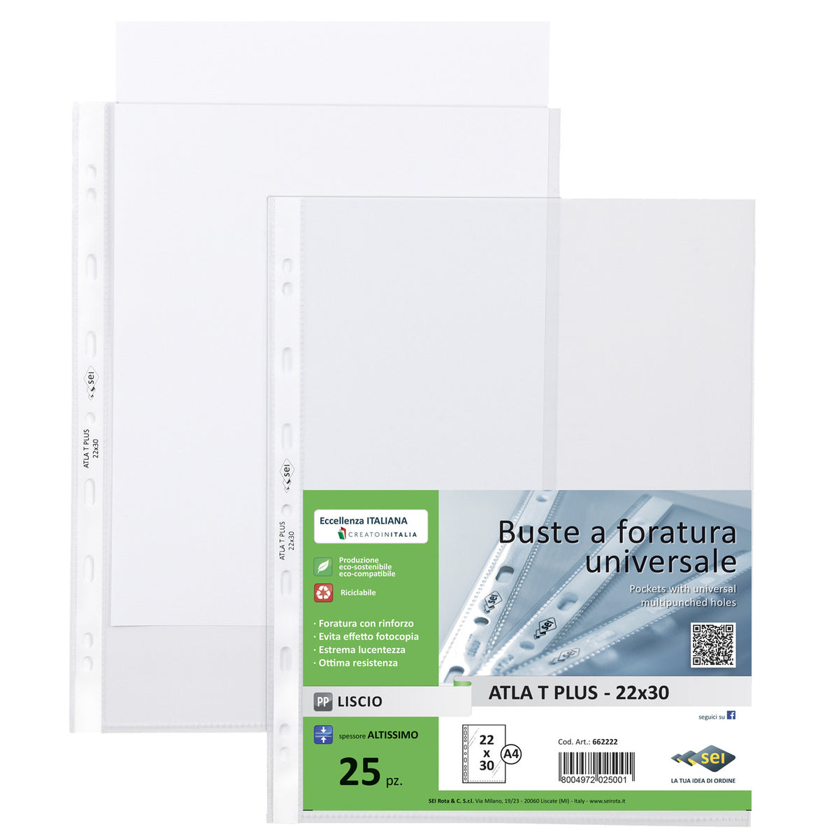 SEI Rota 663016 foglio di protezione 300 x 420 (A3) Polipropilene (PP) 150 pz