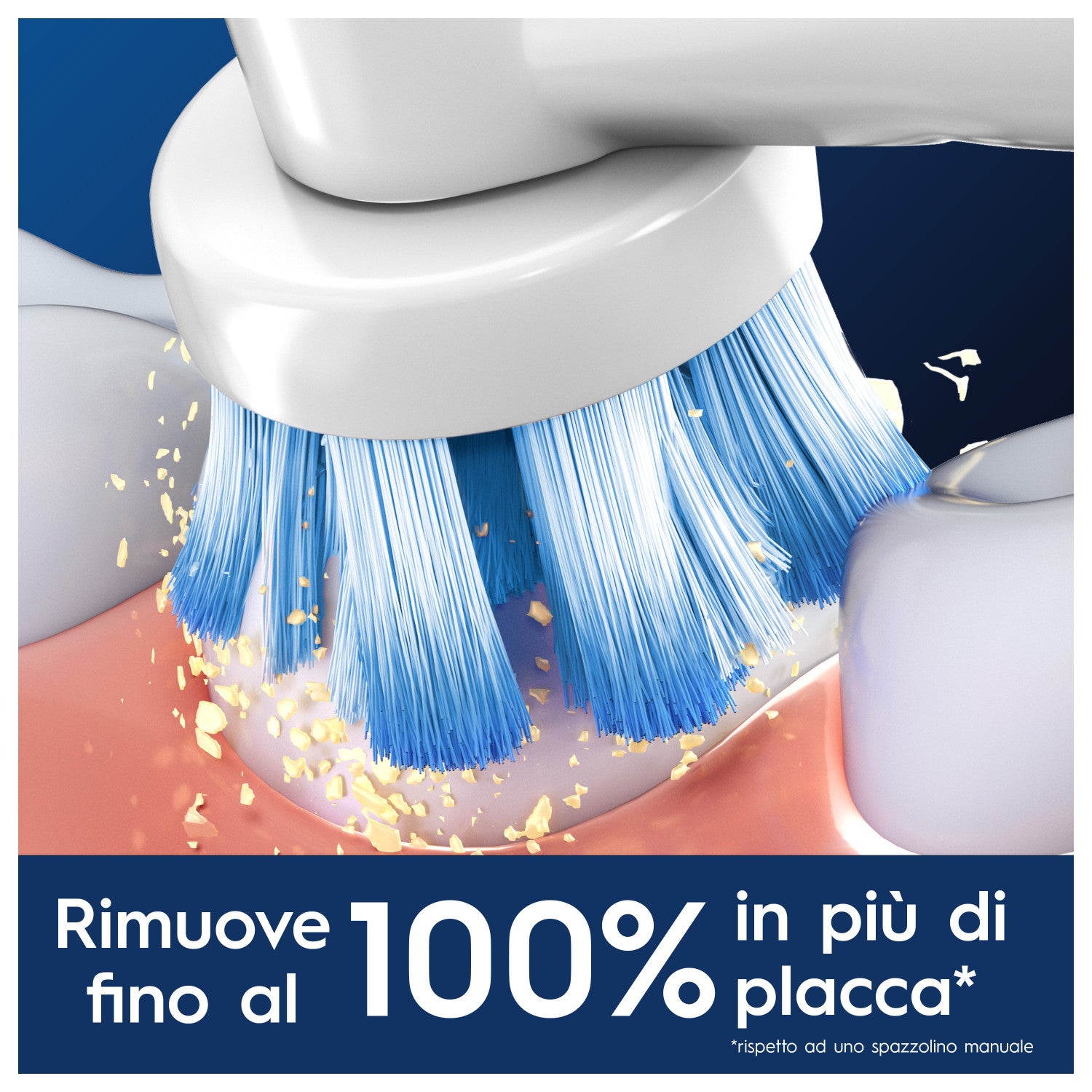 Oral-B Testina Di Ricambio PRO Sensitive Clean Bianca, Confezione Da 10 Testine