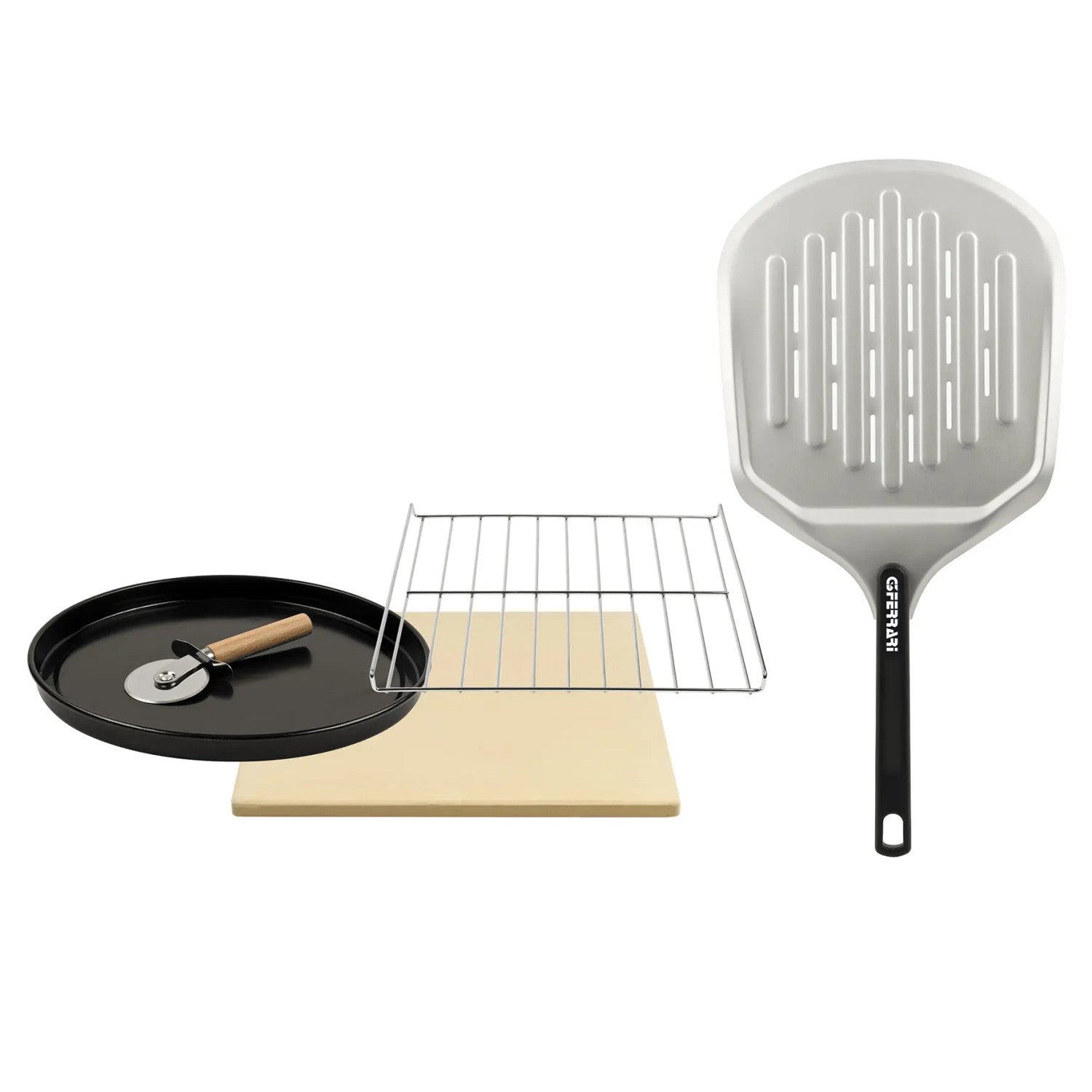 G3 Ferrari G10186 macchina e forno per pizza 1 pizza 1700 W Nero, Argento