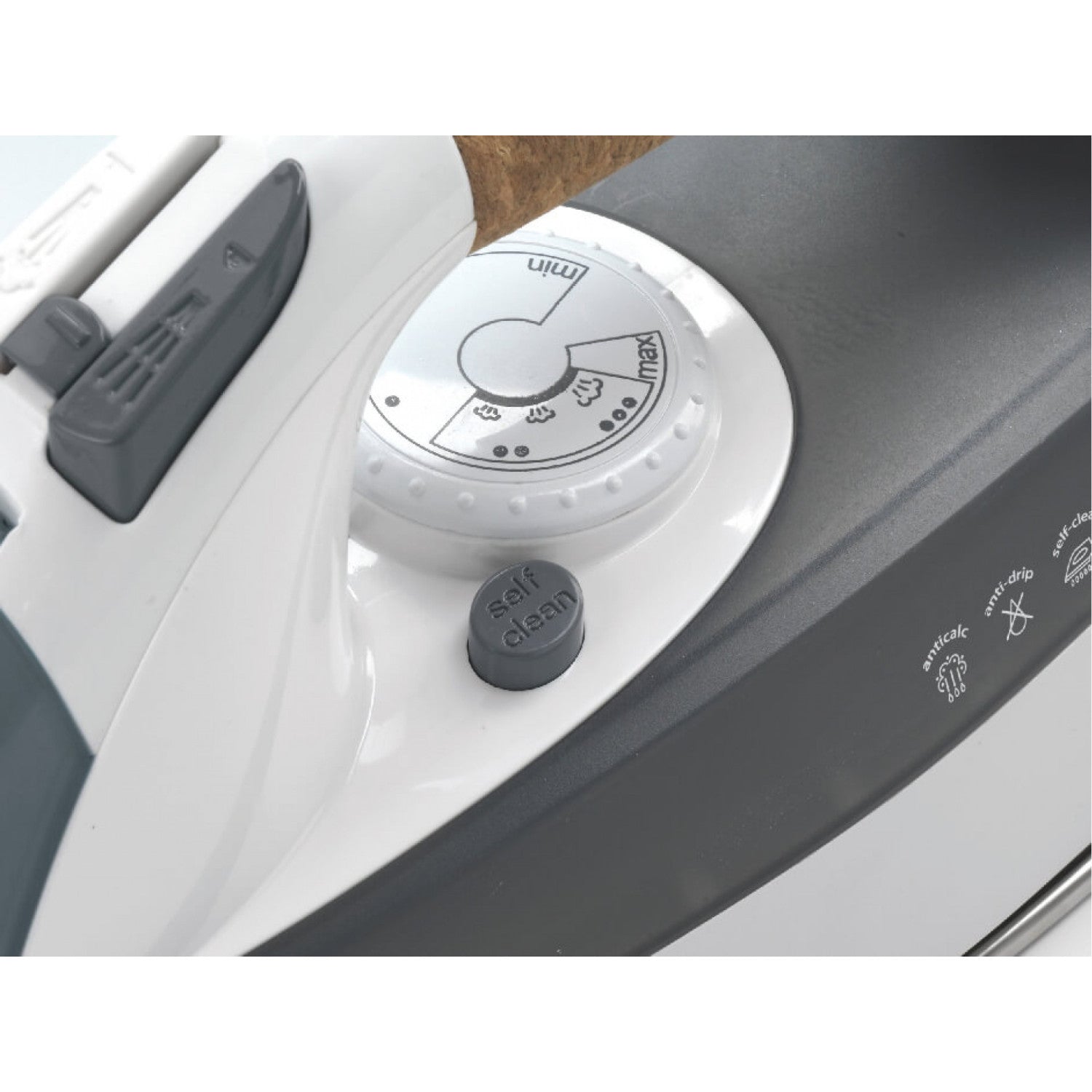 Ariete 6232 Ferro da Stiro Secco e Vapore Acciaio Inossidabile Grigio 2200 W