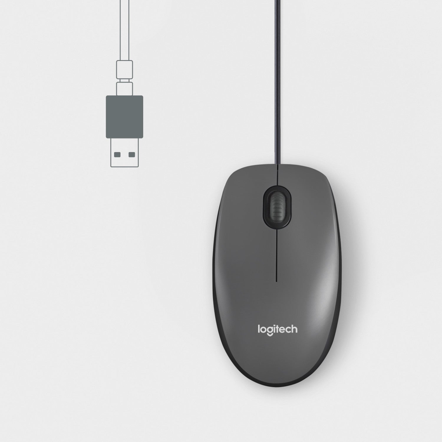 Logitech 910006652 Mouse M100 Emea 808 Nero