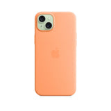 Apple Custodia Cover MagSafe in Silicone per Iphone 15 Plus A3094 Aranciata