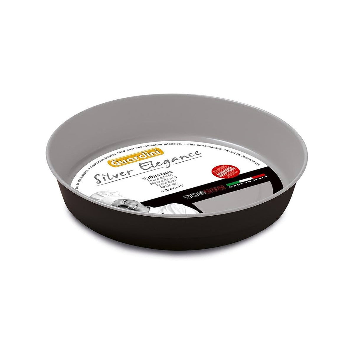 Guardini Tortiera Tonda Silver Elegance 28 Cm