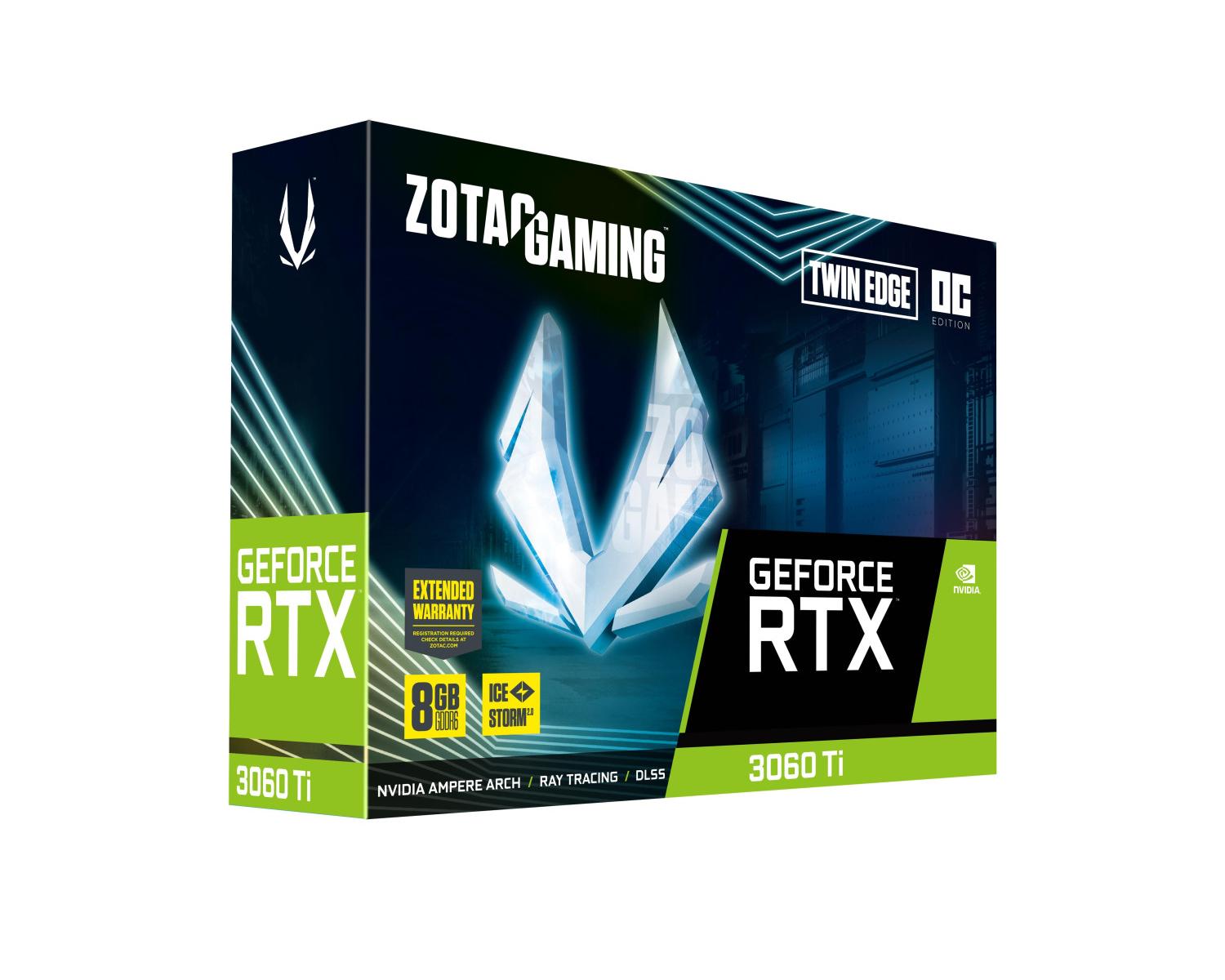 Zotac GAMING GeForce RTX 3060 Ti Twin Edge OC LHR NVIDIA 8 GB GDDR6