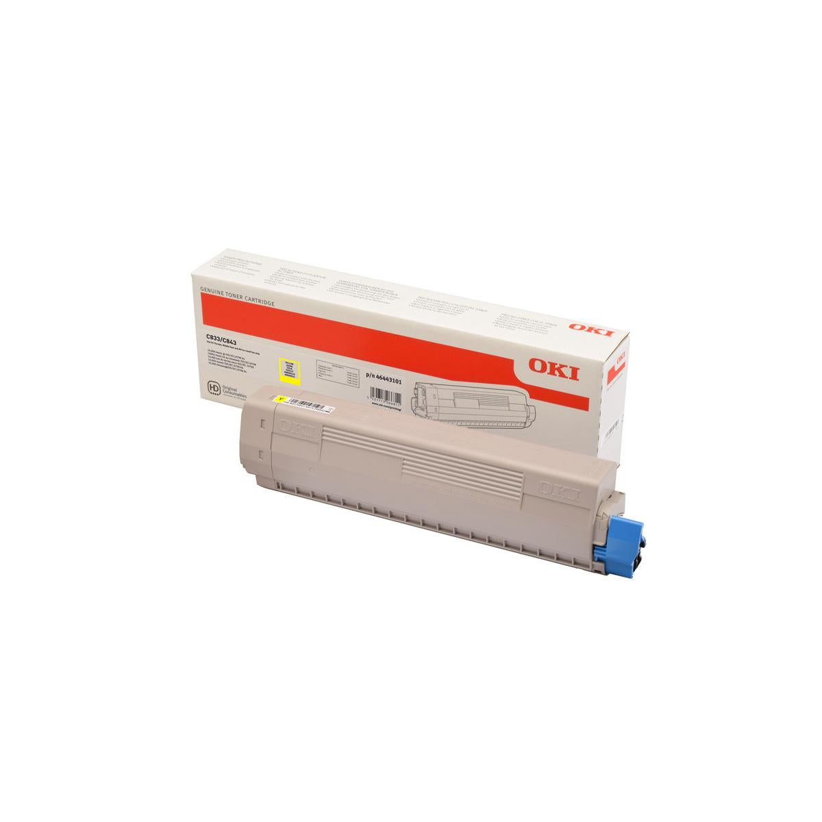 OKI 46443101 cartuccia toner 1 pz Originale Giallo