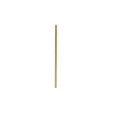 ILSA Set 6 Cannucce Dritte con Scovolino in Acciaio Inox 18/10 Rivestito PVD Oro 21,5 cm