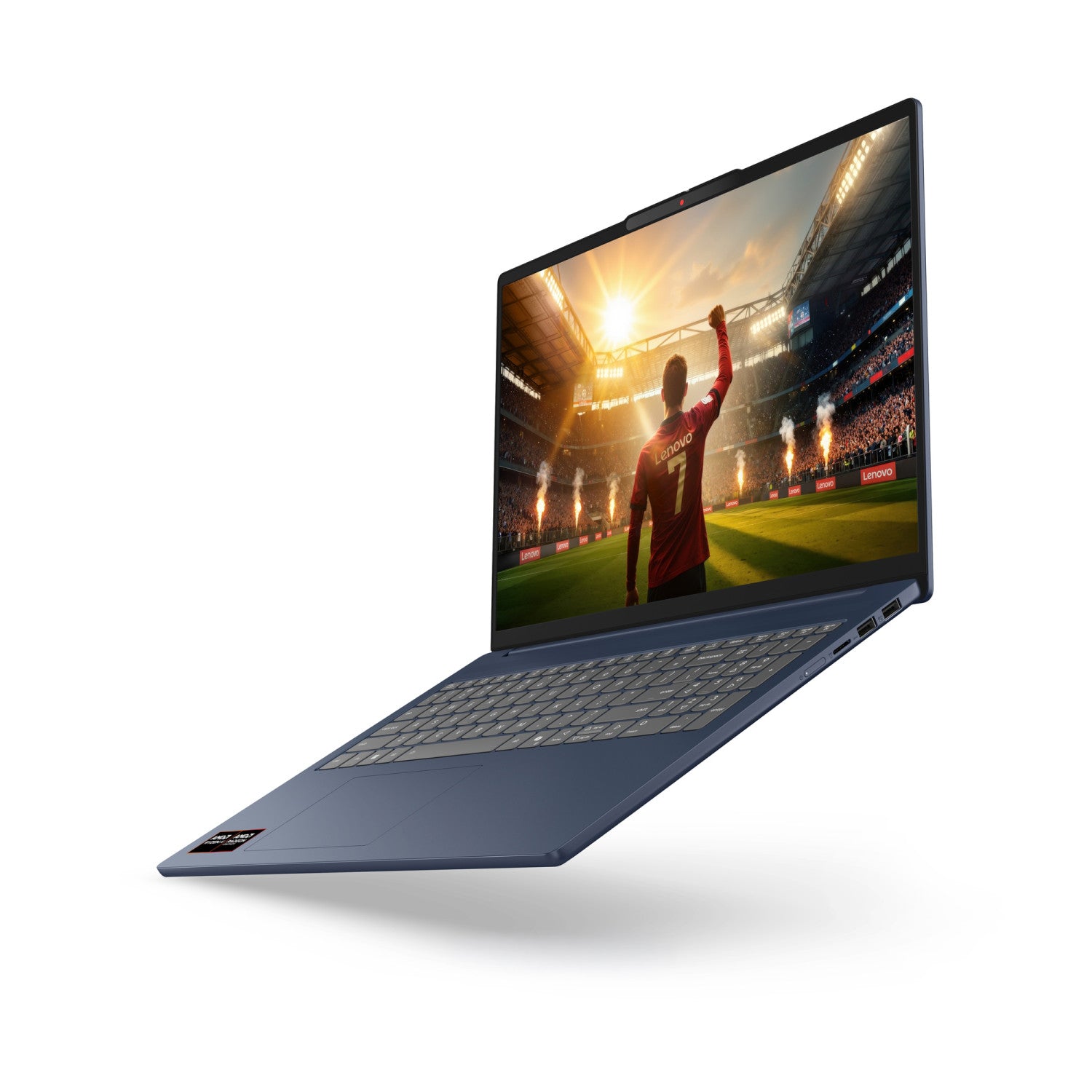 Lenovo IdeaPad Notebook Slim 5 Display 16.0'' WUXGA (1920x1200) Processore AMD RYZEN AI 7 445 Memoria RAM 16GB Memoria SSD 512GB Scheda grafica Integrata Sistema Operativo Windows 11 Home COSMIC_BLUE Caricatore NON incluso