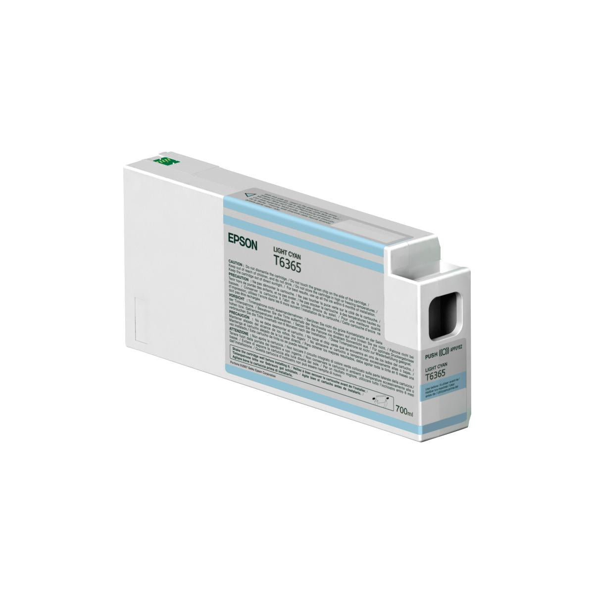 Epson Singlepack Light Cyan T636500 UltraChrome HDR 700 ml cartuccia d'inchiostro 1 pz Originale Ciano chiaro