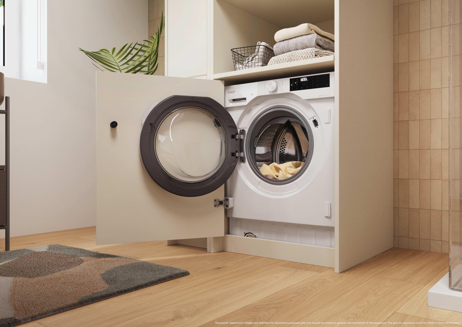 Candy BC4S69M6D8J-S lavatrice Caricamento frontale 9 kg 1600 Giri/min Bianco