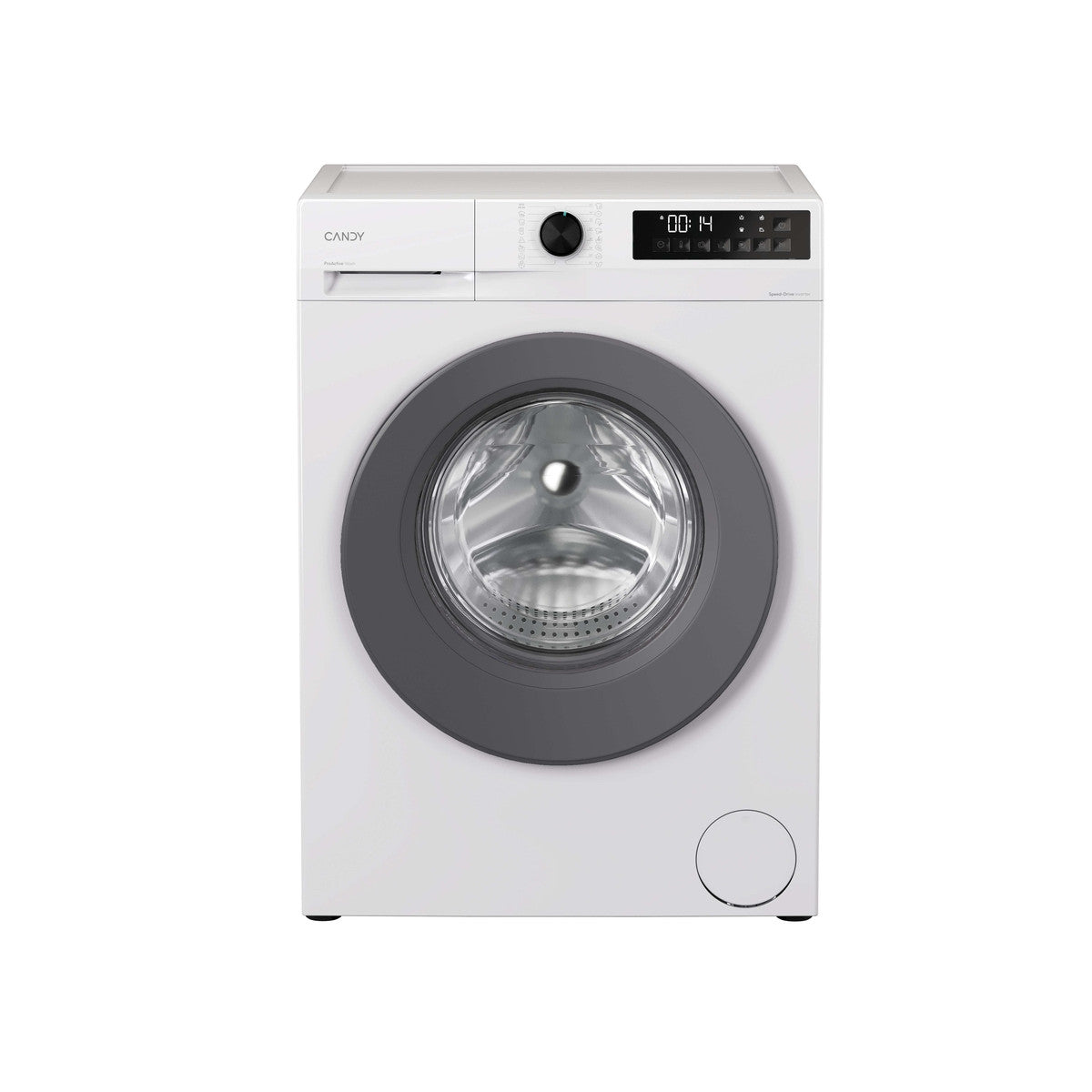 Candy ProWash 300, Lavatrice Carica Frontale 9 KG, 20 più efficente della classe A, 1400 giri, Bianco, Inverter, Fresh Vapor, 8 Cicli Rapidi, GD 49G8-S