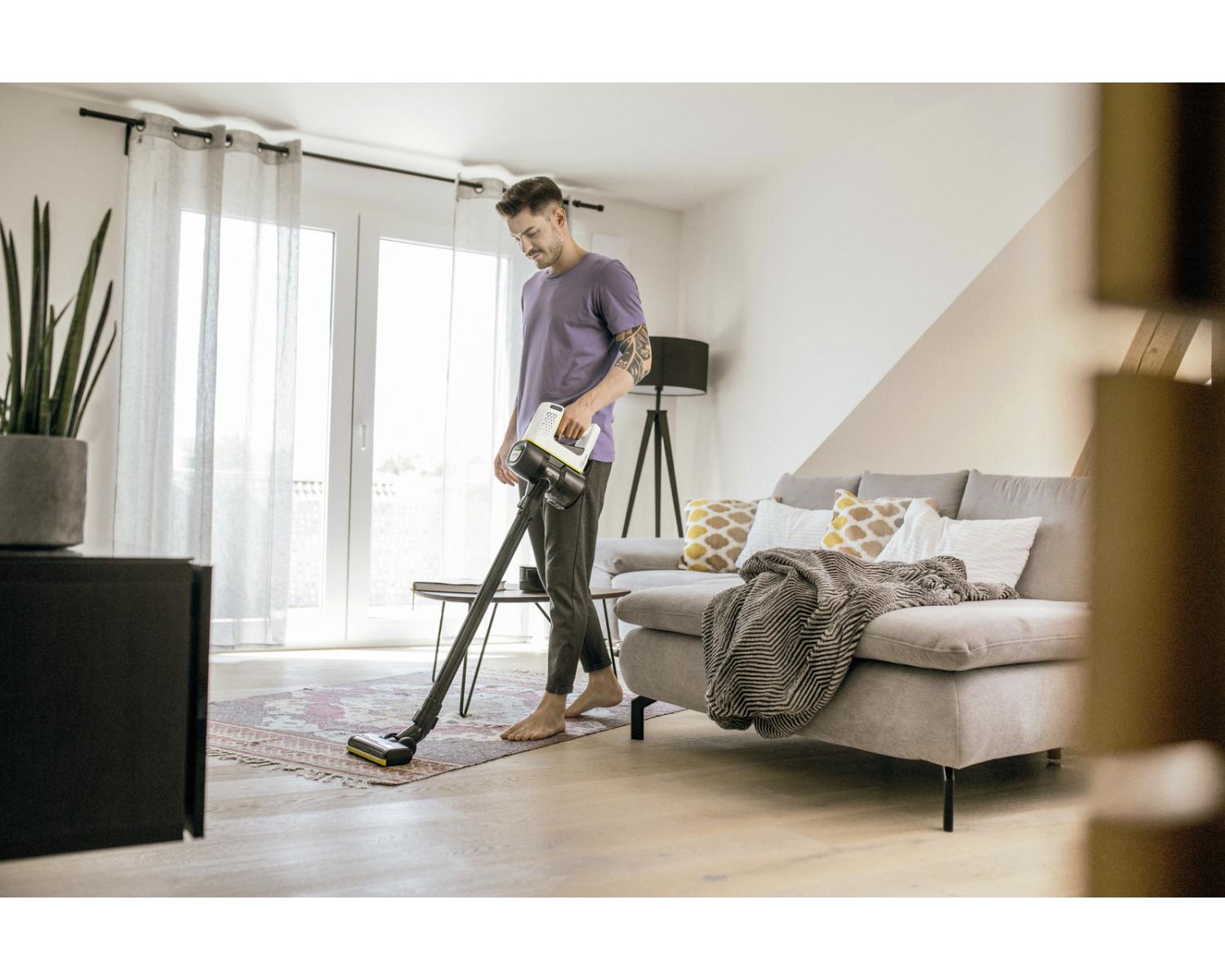 Karcher VC 4 Aspirapolvere Senza Filo Senza Sacchetto Nero Giallo