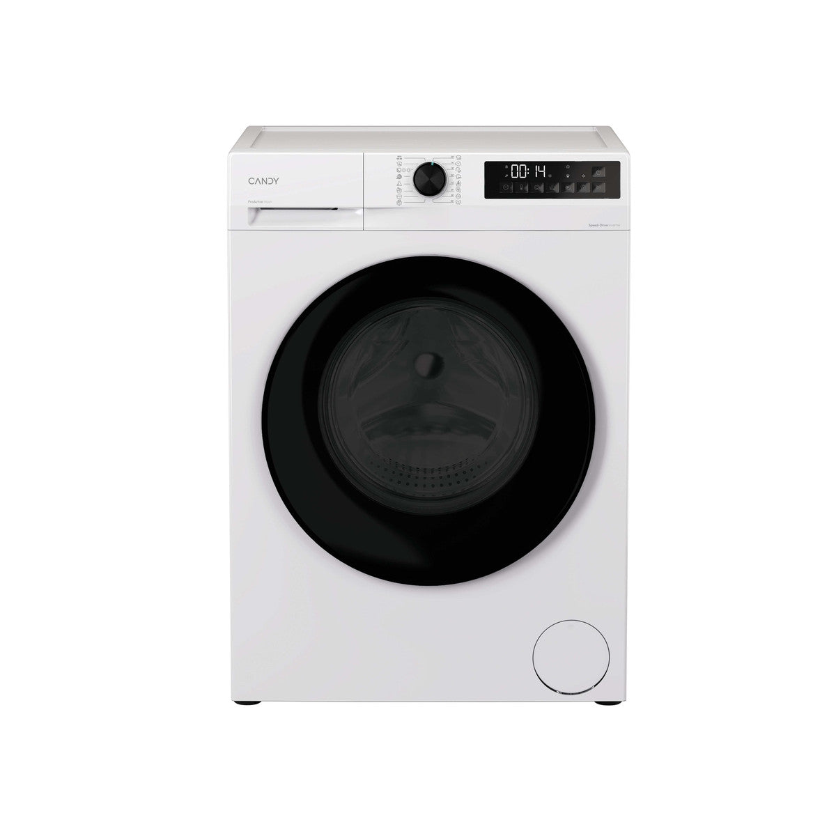 Candy ProWash 300, Lavasciuga Slim 8 5 KG, 10 più efficente della classe A, 1400 giri, Bianco, Inverter, Fresh Vapor, GWD 485SB6-S