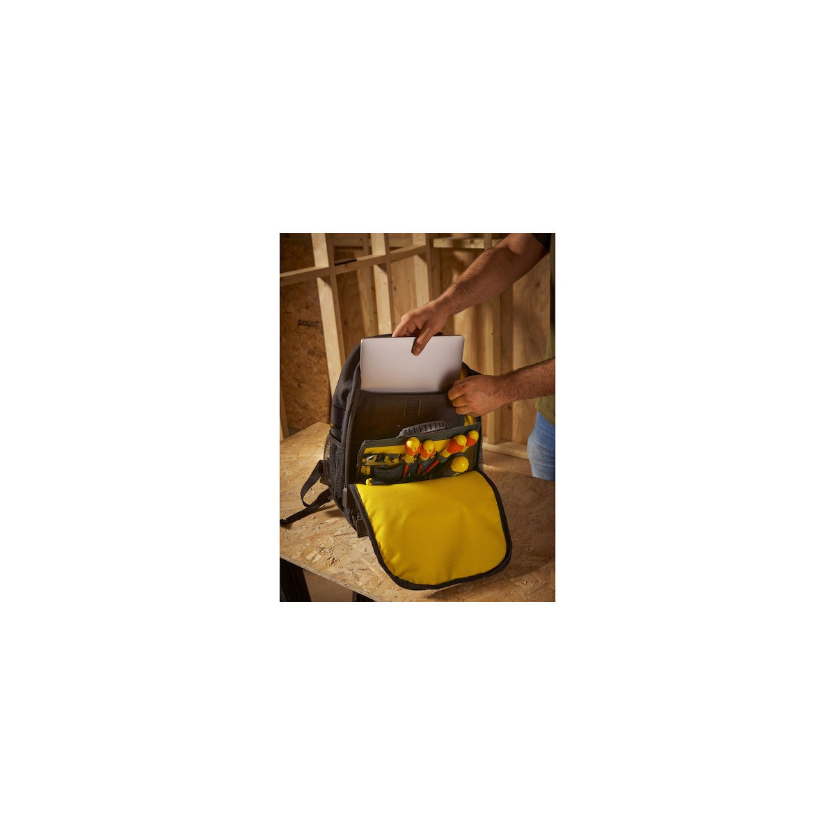 Stanley STST1-72335 zaino Nero, Giallo Nylon