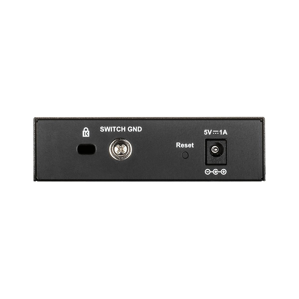 D-Link DGS-1100-05V2/E switch di rete Gestito L2 Gigabit Ethernet (10/100/1000) Nero