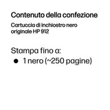 HP Cartuccia di inchiostro nero originale 912