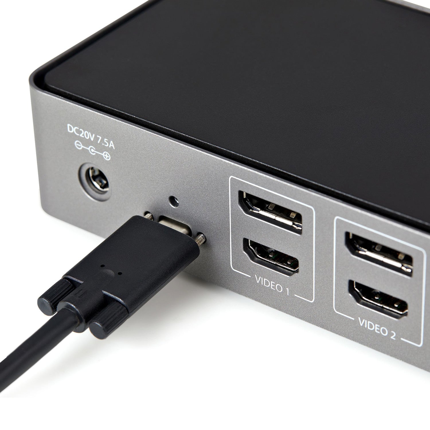 StarTech.com USB-C e USB-A Dock - Docking station universale triplo monitor DisplayPort e HDMI 4K 60Hz - 85W Power Delivery, Hub 6x USB, GbE, Audio - Docking station USB tipo C/USB 3.1 Gen 2 10Gbps