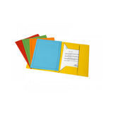 Fraschini Cartelline Semplici Bristol Giallo 145gr A4 - Confezione da 100