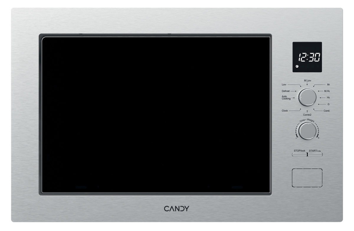 Candy CA38FL7NWXW forno Acciaio inox Microonde con grill Da incasso 25 L 850 W