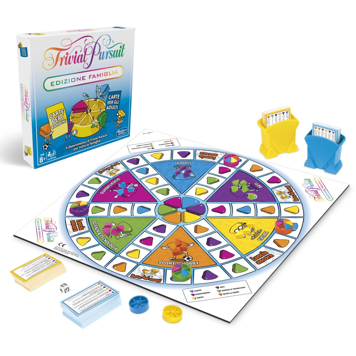 Hasbro Gaming Trivial Pursuit Family Edition Trivial Pursuit Edizione Famiglia Educativo