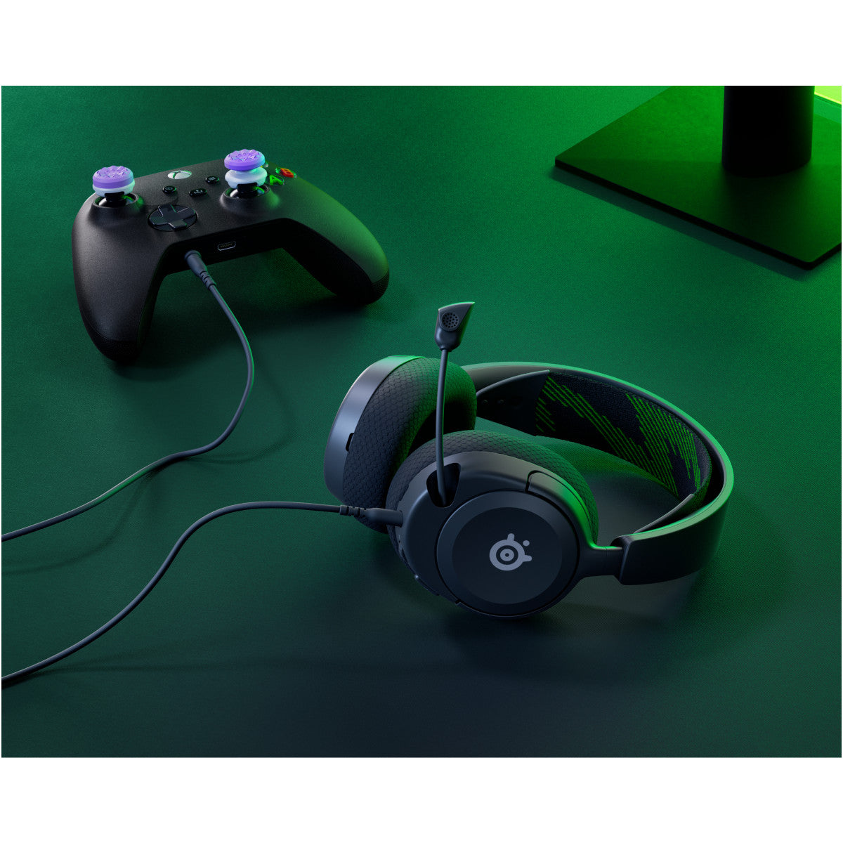 Steelseries ARCTIS NOVA 1X Auricolare Cablato A Padiglione Gaming Nero, Verde