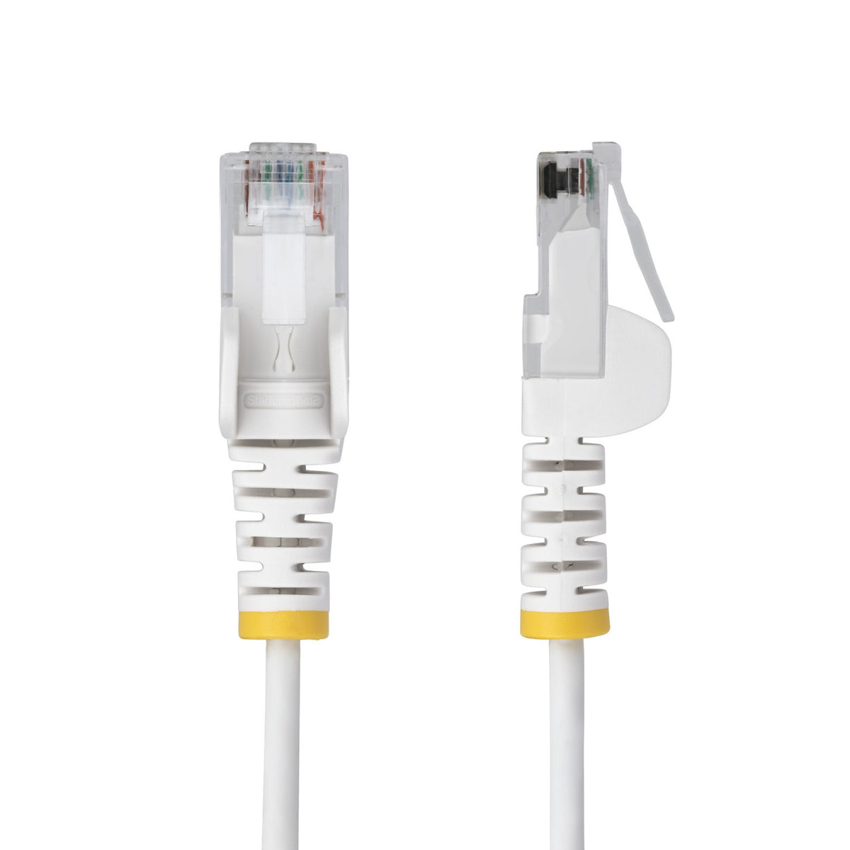 StarTech.com Cavo Ethernet CAT6 Bianco da 50cm; Patch UTP con Plug RJ45 Antigroviglio e Rilievi di Trazione, Cavo Lan Slim in Rame Puro 28AWG, Sottoposto a test Fluke