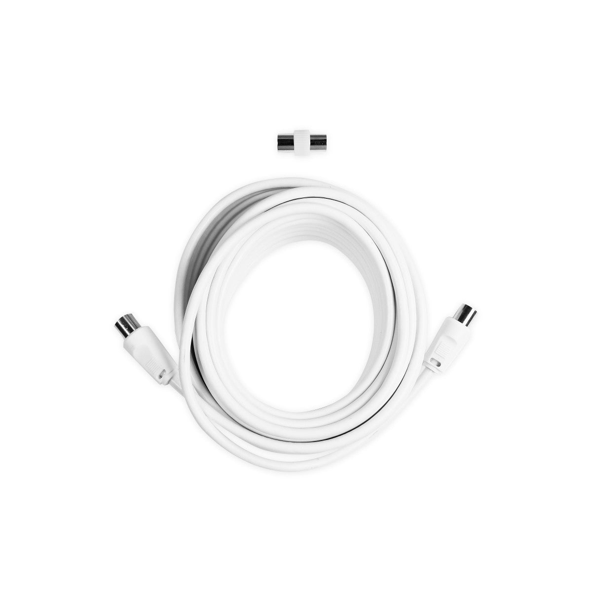 Ekon ECAN100MFW cavo coassiale 10 m 9.5 mm Bianco