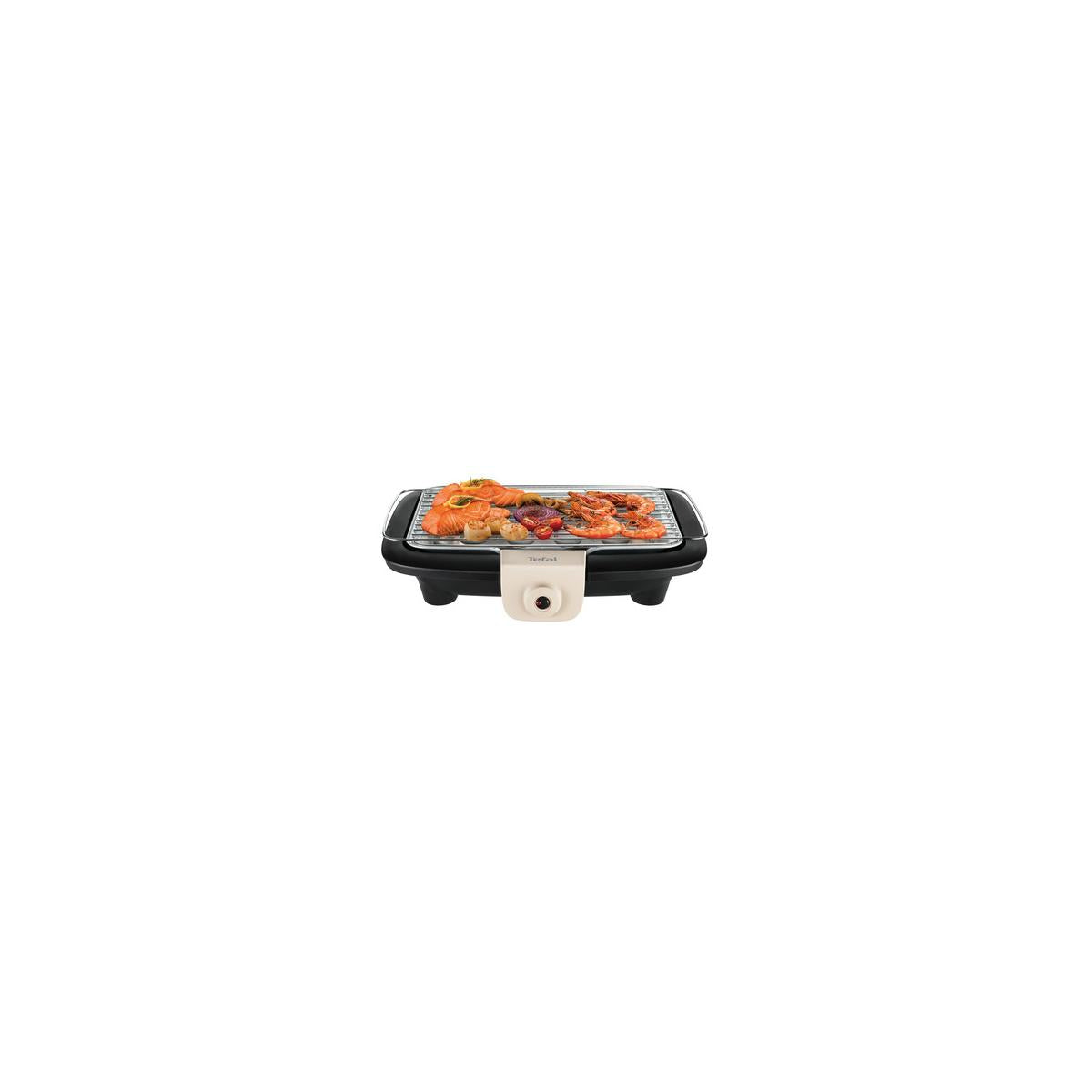 Tefal EasyGrill BG90C8 Barbecue per l'Aperto Bistecchiera Elettrica 2300 W da Tavolo Nero Grigio