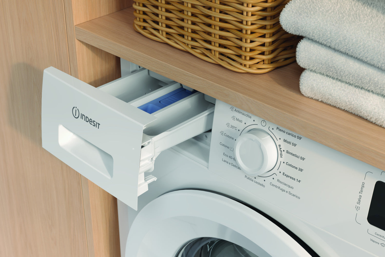 Indesit IM 1072 MY TIME IT lavatrice Caricamento frontale 10 kg 1200 Giri min Bianco