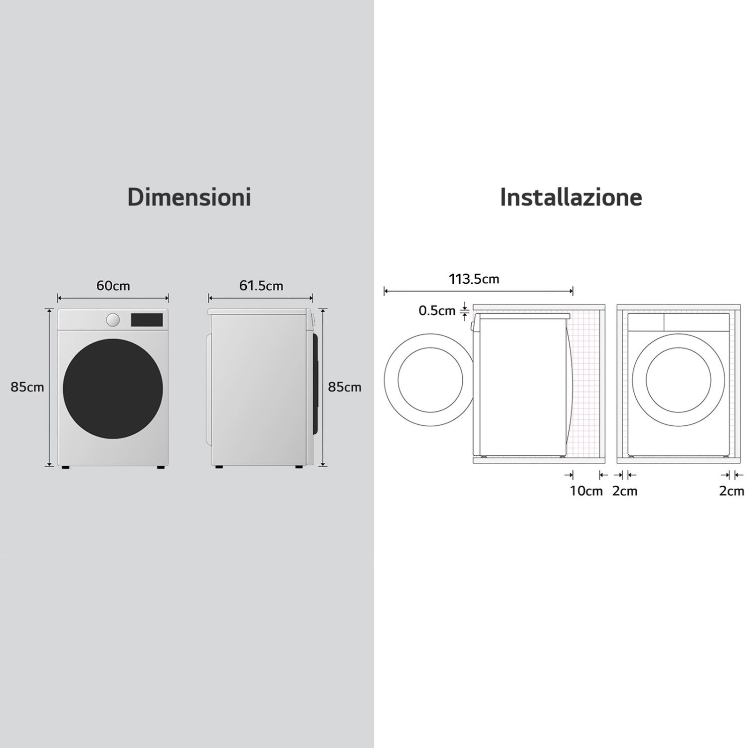 LG F4X7013TBB Lavatrice 13kg AI DD Serie X7, Classe A-40 , 1400 giri, Display Easy Circle, Wi-Fi, AI Wash, TurboWash
